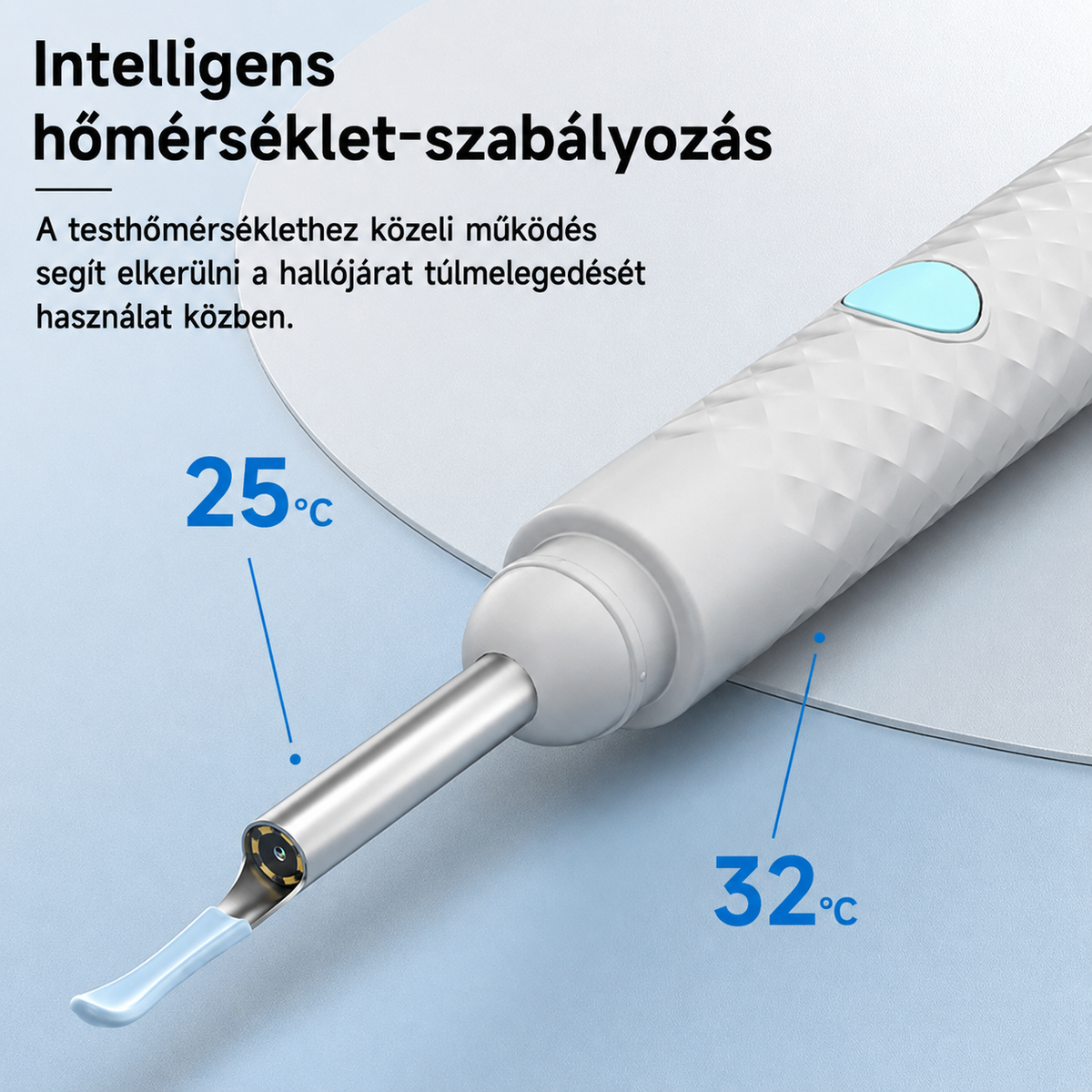 GlowWave Smart EarCam - vezeték nélküli fültisztító kamera