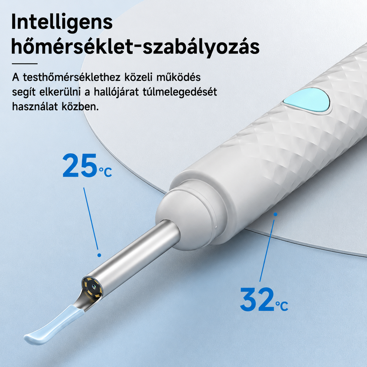 GlowWave Smart EarCam - vezeték nélküli fültisztító kamera