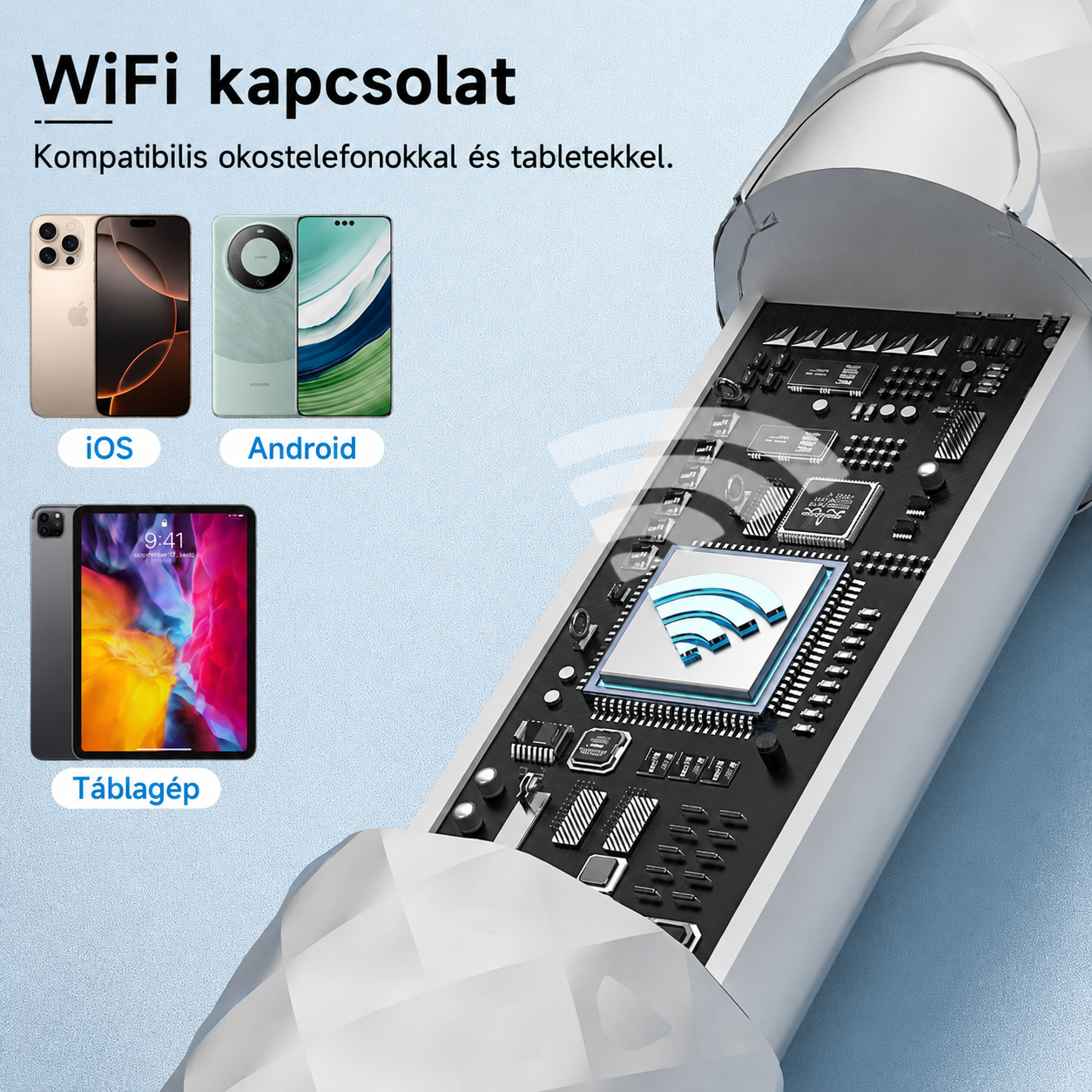 GlowWave Smart EarCam - vezeték nélküli fültisztító kamera